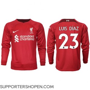 Liverpool Luis Diaz #23 Hemma Matchtröja 2022-23 Långärmad